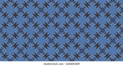 Abstract background seamless pattern in ethnic traditional style. Abstract vintage pattern with decorative pattern oriental style