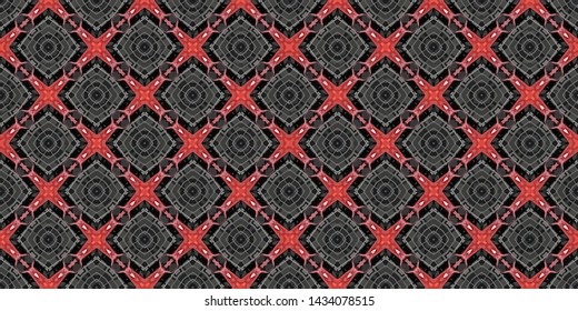 Abstract background seamless pattern in ethnic traditional style. Abstract vintage pattern with decorative pattern oriental style