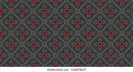 Abstract background seamless pattern in ethnic traditional style. Abstract vintage pattern with decorative pattern oriental style