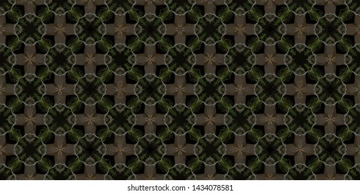 Abstract background seamless pattern in ethnic traditional style. Abstract vintage pattern with decorative pattern oriental style