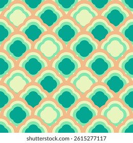 Abstract background seamless pattern with flower Japan style 