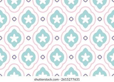 Abstract background seamless pattern with flower 