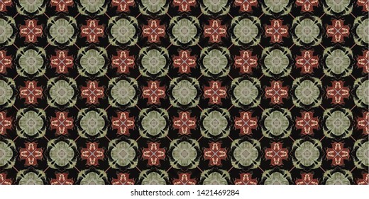 Abstract background seamless pattern in geometric ornamental style. Modern stylish abstract texture