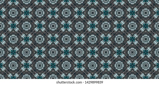 Abstract background seamless pattern in geometric ornamental style. Modern stylish abstract texture