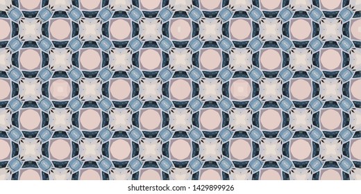Abstract background seamless pattern in geometric ornamental style. Modern stylish abstract texture