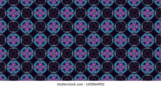  Abstract background seamless pattern in geometric ornamental style. Modern stylish abstract texture