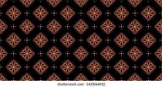  Abstract background seamless pattern in geometric ornamental style. Modern stylish abstract texture