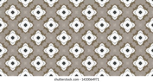  Abstract background seamless pattern in geometric ornamental style. Modern stylish abstract texture