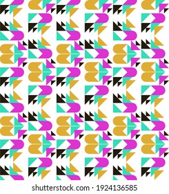 Abstract background seamless pattern. Geometric Modern design pattern. Vector
