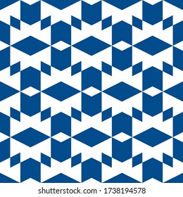Abstract background. Seamless pattern. Geometrical backdrop. Polygons wallpaper.Rhombuses, figures ornament. Ethnic motif. Digital paper, textile print, web design.Vector.