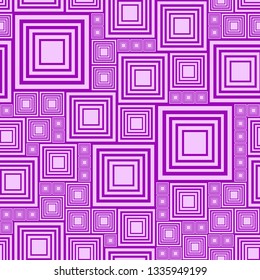 Abstract background or seamless pattern with a lot light and dark purple, violet squares. Template vector illustration pcb, electrical circuit, city blocks. Geometric layout different size rectangles.