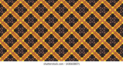 Abstract background seamless pattern luxury ornament in islamic style. Abstract geometric element arabesque