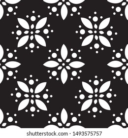 Abstract background seamless pattern modern stylish abstract texture. repeat stylish fabric print design with ethnic ornate design
