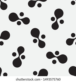 Abstract background seamless pattern modern stylish abstract texture. repeat stylish fabric print design with ethnic ornate design