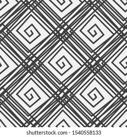 Abstract background seamless pattern modern stylish lines abstract texture. repeat line stylish fabric print design with ethnic ornate design.