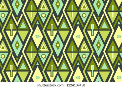 abstract background. seamless pattern with abstract shapes. the theme of the east and the ethnics. 