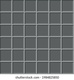 Abstract background seamless pattern. Tiles background. Gray tile's vector texture.