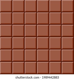 Abstract background seamless pattern. Tiles background. Brown tile's vector texture. Chocolate background.