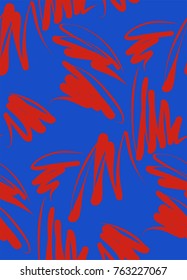 Abstract background seamless pattern , vector illustration . Free hand drawings .