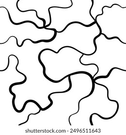 Abstract background seamless pattern with waves. Modern trendy paint line background. Great for textile, fabric, wallpaper, wrapping, scrapbook and packaging	
