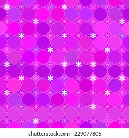Fundo abstrato Ornamento rosa sem costura com flores