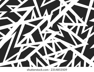 Abstrakter Hintergrund mit nahtlos rauen geometrischen Linien Muster
