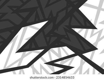 Fondo abstracto con un patrón de líneas geométricas irregulares