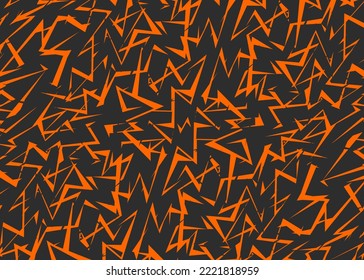 Abstract background with seamless rough lines pattern