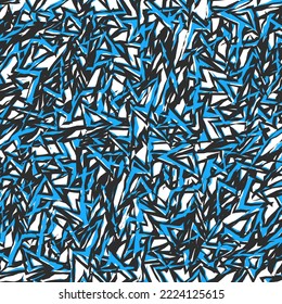 Abstract background with seamless rough lines pattern