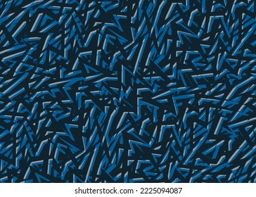 Abstract background with seamless rough lines pattern
