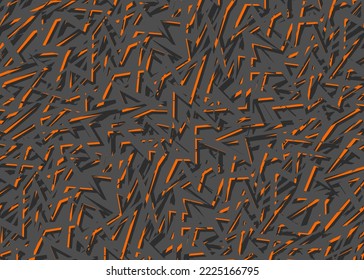 Abstract background with seamless rough lines pattern