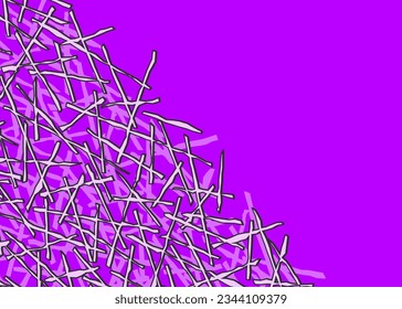 Fondo abstracto con un patrón de palo irregular sin soldadura y con un área de copia