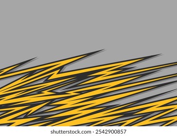 Fundo abstrato com padrão de linha de seta afiada sem costura e com alguma área de espaço de cópia