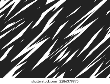 Abstract background with seamless sharp and slash line pattern. Raw scratch pattern