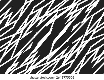 Abstract background with seamless sharp and slash line pattern. Raw scratch pattern