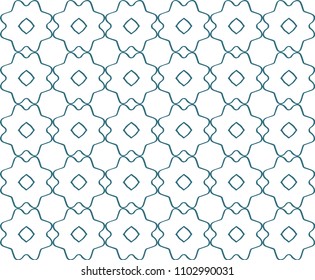 Abstract background, seamless texture. Blue colours lines on white background.