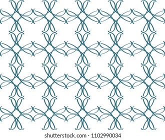 Abstract background, seamless texture. Blue colours lines on white background.