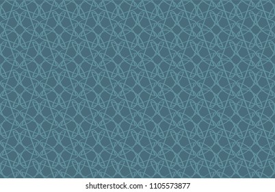 Abstract background, seamless texture. Turquoise pattern on deep blue seamless background.
