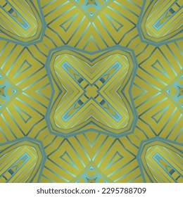 Abstract background with seamless textured green color combined with dark yellow