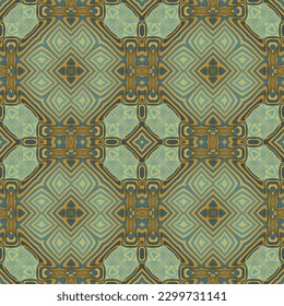 Abstract background with seamless textured green color combined with dark yellow