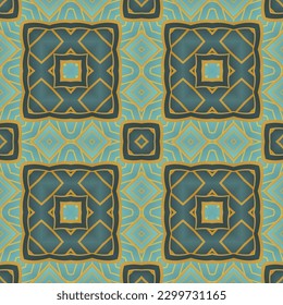 Abstract background with seamless textured green color combined with dark yellow