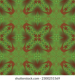 Abstract background with seamless textured green color combined with dark yellow