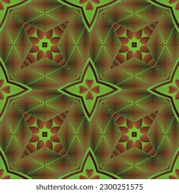Abstract background with seamless textured green color combined with dark yellow
