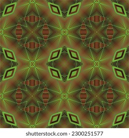 Abstract background with seamless textured green color combined with dark yellow