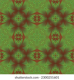 Abstract background with seamless textured green color combined with dark yellow