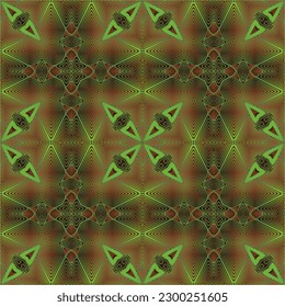 Abstract background with seamless textured green color combined with dark yellow
