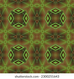 Abstract background with seamless textured green color combined with dark yellow