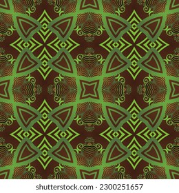 Fondo abstracto con un color verde sin fisuras en textura combinado con amarillo oscuro