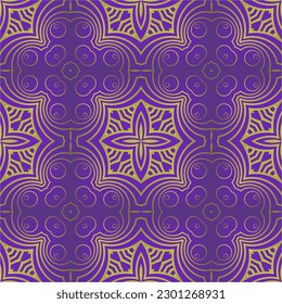 Abstract background with seamless textured purple combined with yellow