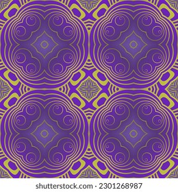 Abstract background with seamless textured purple combined with yellow